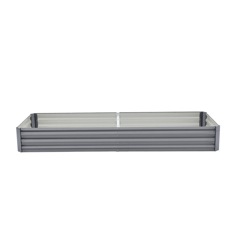 Breeins Outdoor Rectangular Metal Raised Garden Bed