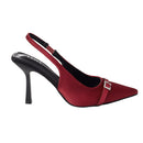 Slingback Pointed Closed Toe Heels Pumps Sandals