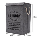 Lifeideas Foldable Home Laundry Baskets Laundry Hamper with Lid and Rope Handles