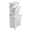 Lifeideas Freestanding 2 Tier Laundry Sorter with Casters