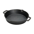 Lifeideas Round Cast Iron Skillet with Handles