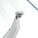 Livingandhome Modern and Futuristic Clear Glass Top Coffee End Table