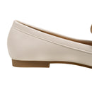 PU Leather Closed Toe Loafers