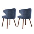 Livingandhome Set of 2 Upholstered Dining Chairs