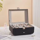 Sheonly Stylish Jewellery Storage Box with Watch Slots