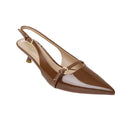 Slingback Pointed Closed Toe Heels Pumps Sandals