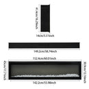 Electrical Fireplace with Remote, 12 Vibrant Flame Colours, Adjustable Heating Modes, and Safety Features