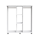 Livingandhome Open Storage Wardrobe with Casters