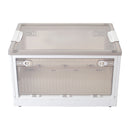 Lifeideas Transparent Folding Storage Box with Wheels