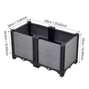 Breeins Plastic Raised Garden Bed Planter Box