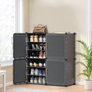 Livingandhome Foldable 6-Tier Shoe Storage Unit