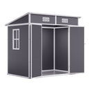 Livingandhome Outdoor Plastic Garden Storage Shed