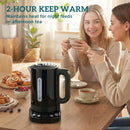 HOMCOM Electric Kettle, 1.7L Fast Boil, 3kW Water Kettle With Strix Thermost