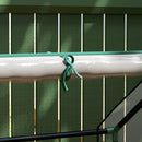 Outsunny Raised Garden Bed Planter Box with Greenhouse, Clear and Green