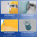 HOMCOM 20L Mop Bucket with Wringer Handle on Wheels for Cleaning Yellow