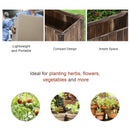 Outsunny Wooden Raised Garden Bed with Drainage Gaps