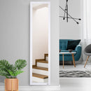 Full Length Mirror, Free Standing Or Wall-Mounted Tall Mirror For Bedroom White