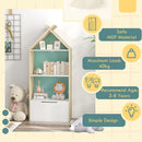 AIYAPLAY Kids Bookshelf with 3 Shelves, Drawer, Anti-tip Device, for Kids Room