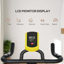 SPORTNOW Indoor Exercise Bike Stationary Bike For Home Gym Workout, Yellow