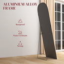 HOMCOM Full Length Mirror With Aluminium Alloy Frame Hanging Or Leaning