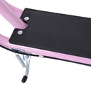 HOMCOM Teen Big Wheel Push Scooter -  Pink