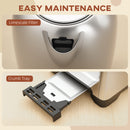 HOMCOM 1.7L 3000W Rapid Boil Jug Kettle and 2-Slice Toaster Set