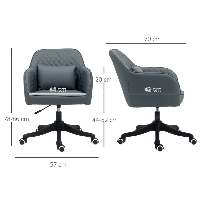 Vinsetto Office Chair with Rechargeable Vibration Massage