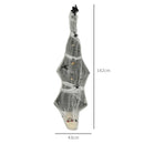 HOMCOM 5.5ft Animated Halloween Decoration Hanging Mummy with Spider Web