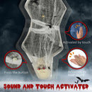 HOMCOM 5.5ft Animated Halloween Decoration Hanging Mummy with Spider Web