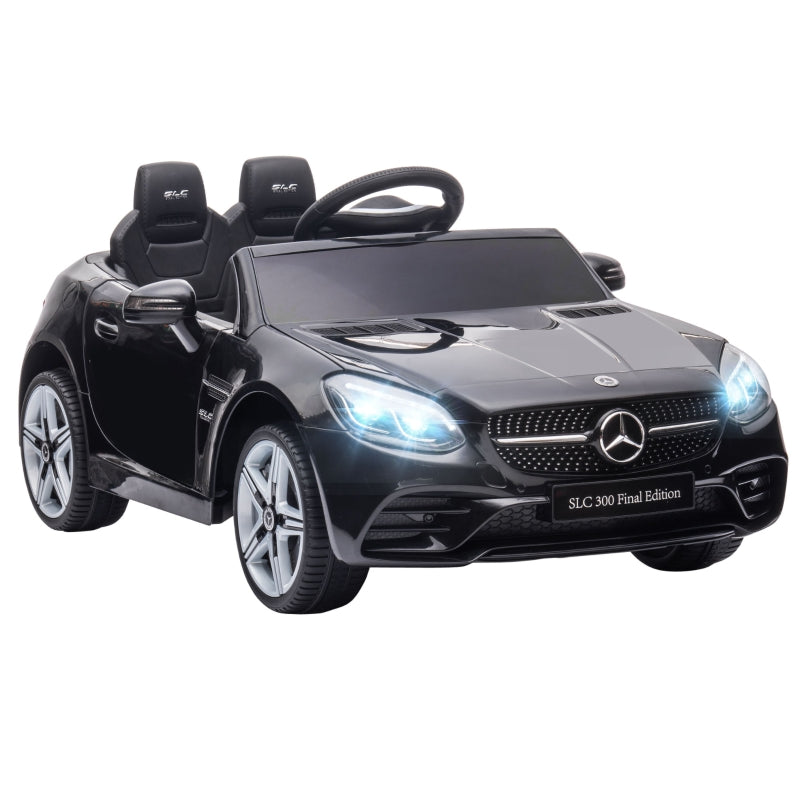 Aiya Play Kids Electric Ride On Car Mercedes Benz SLC 300 12v - Black