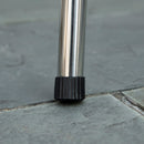 Outsunny Charcoal BBQ Grill with Griddle Plate, Black