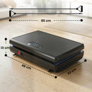 SPORTNOW Vibration Plate Exercise Machine with 120 Speed Levels, 5 Programs