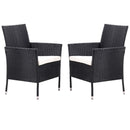 Breeins Set Of Rattan Chairs Garden Furniture Set Of 2 Or 4