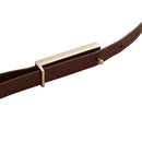 Adjustable Skinny PU Leather Belt
