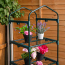 1.3m X 0.5m 4 Tier Greenhouse With Steel Frame And Removable PVC Cover