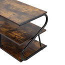 Lifeideas Rustic S-frame Shoe Rack 3-Tier Shelf