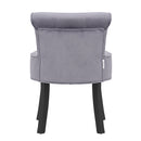Livingandhome Velvet Vanity Stool With Thick Cushion