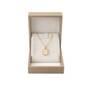 Exquisite Letter J Pendant Necklace