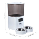 Livingandhome 5L Dual Power Pet Feeder With App Control