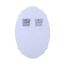 Livingandhome Minimalist Wall Mounted Beveled Edge Mirror