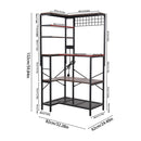 Lifeideas 6-Tier Vertical Kitchen Storage Rack