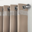 Palace Diamante Ring Top Blackout Curtains
