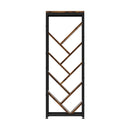 Livingandhome 9-Tier Floor Standing Tree Bookshelf Storage Rack