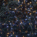 25m 2000 LED Christmas Cluster String Lights with Timer in White & Warm White