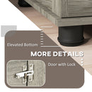 PawHut Dog Crate Furniture, End Table w/ Cushion