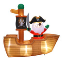 Lifeideas 1.8M Inflatable Pirate Santa Decoration