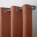 Velvet Chenille Unlined Ring Top Curtains