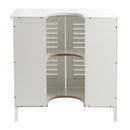 Livingandhome Under Sink Bathroom Cabinet 2 Shutter Door