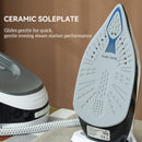 HOMCOM Steam Generator Iron, Large Water Tank, Smart ECO Mode, Self-Cleaning