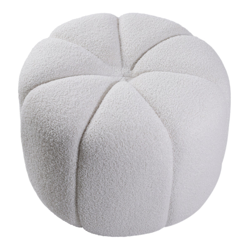 Livingandhome Soft Teddy Bear Round Footstool